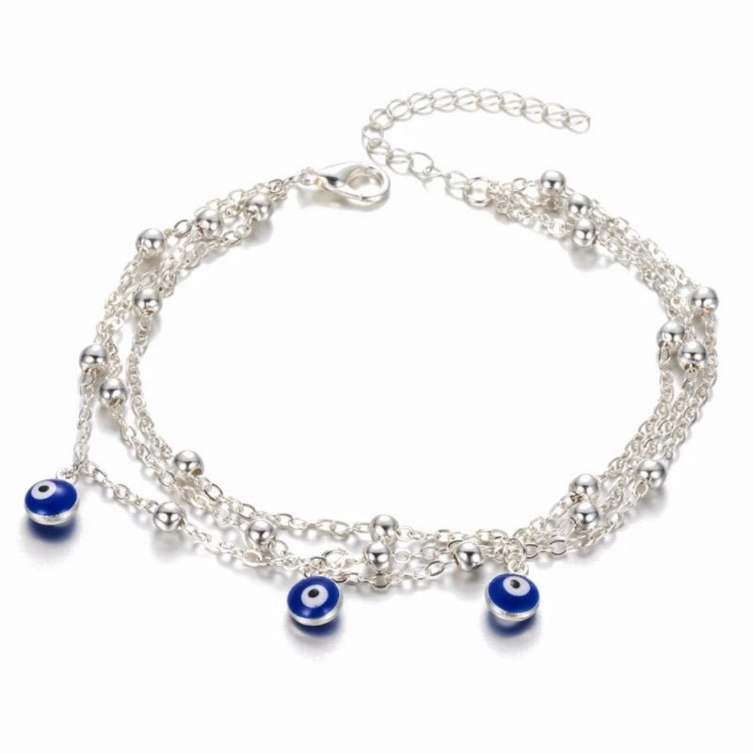 Blue Evil Eye Anklet