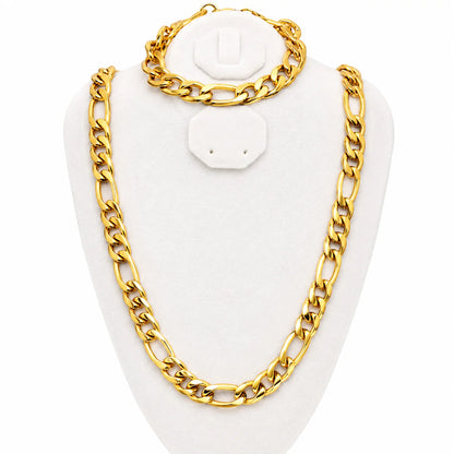 Braided Necklace & Bracelet Set - Model 14
