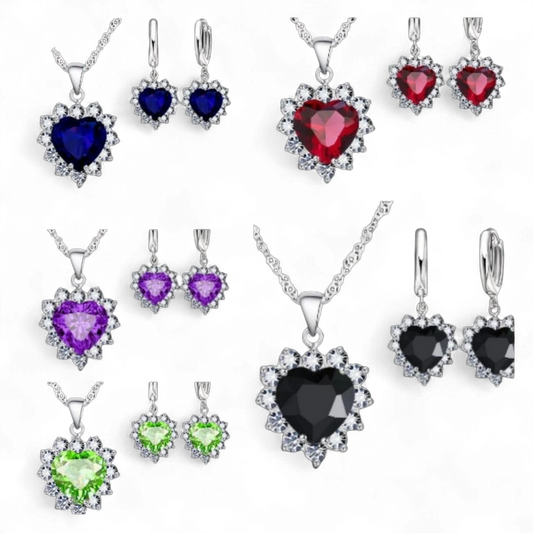 Charming Heart Stone Set