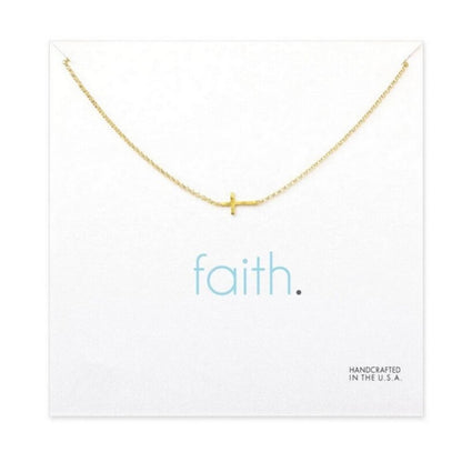 Cross Gold Necklace