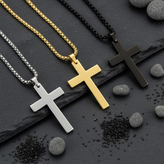 Cross High Quality Necklace - 3 Colors