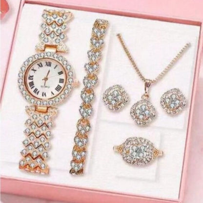 Crystal Rhinestone Watch Set