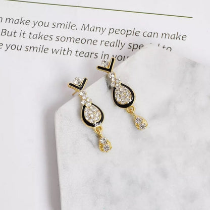 Crystal Water Drop Jewelry Set