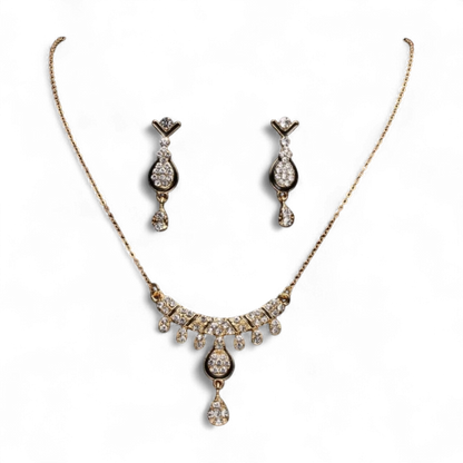 Crystal Water Drop Jewelry Set