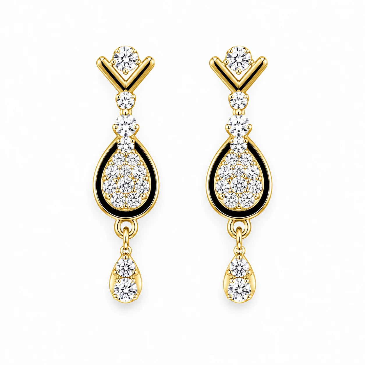 Crystal Water Drop Jewelry Set