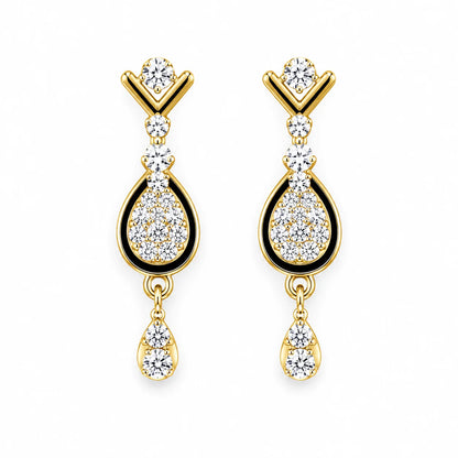 Crystal Water Drop Jewelry Set