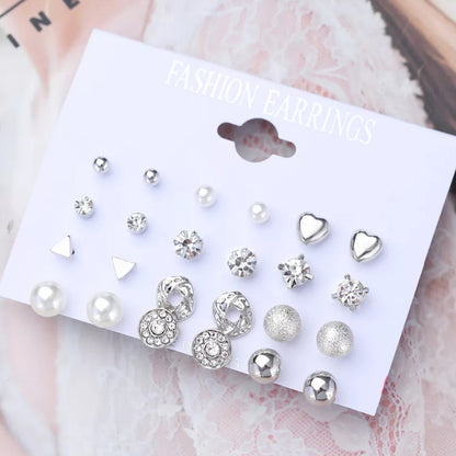 Cute Little Trendy Water Drop Earrings – 12 Pairs