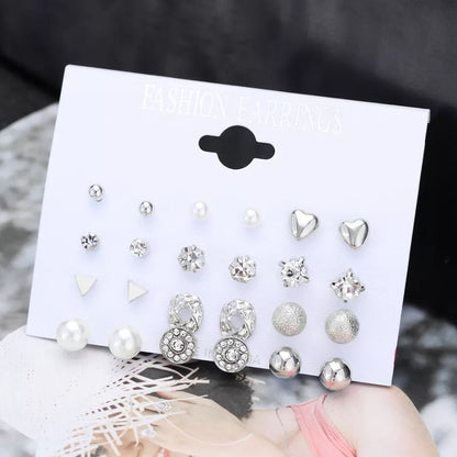 Cute Little Trendy Water Drop Earrings – 12 Pairs