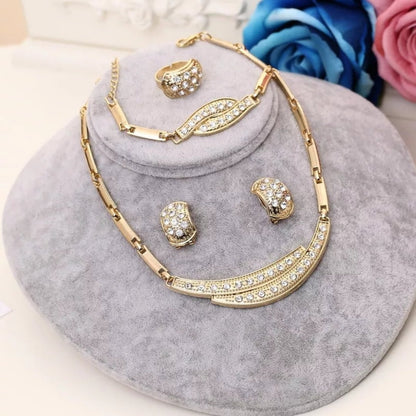 Delicate Elegant Rhinestones Set