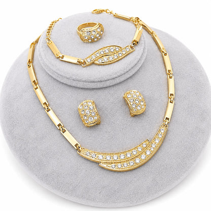 Delicate Elegant Rhinestones Set