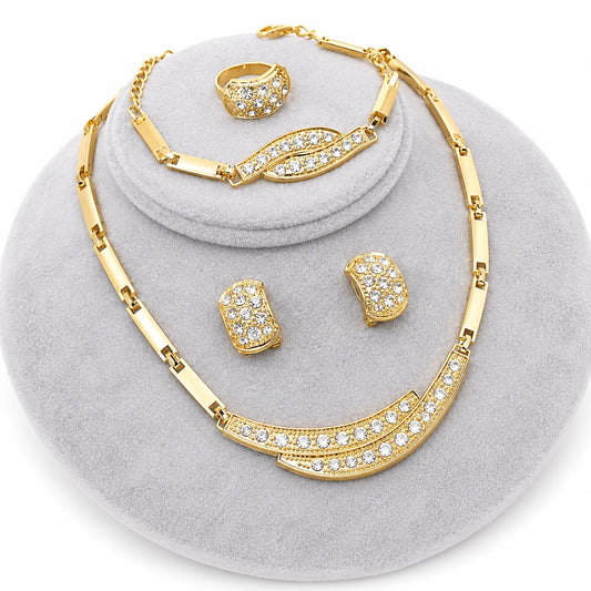 Delicate Elegant Rhinestones Set