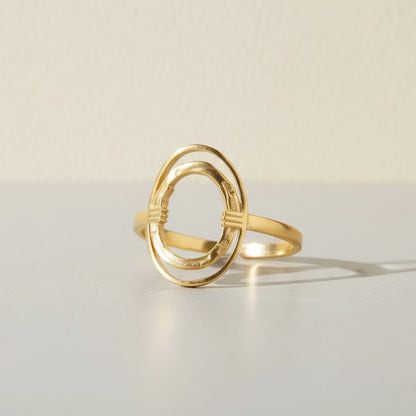 Double Hole Stainless Steel Ring