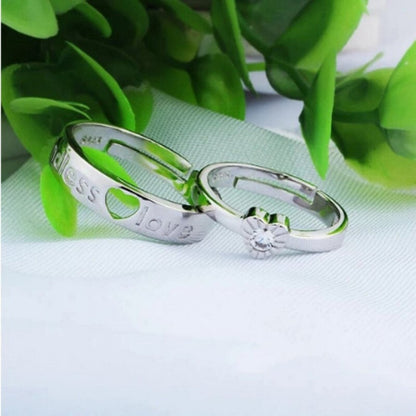 Endless Love Adjustable Couple Rings