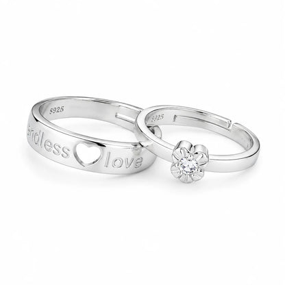 Endless Love Adjustable Couple Rings