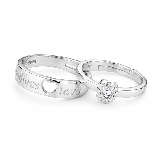 Endless Love Adjustable Couple Rings