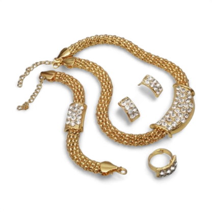 Hot Crystal Vintage Bridal Set