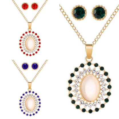 Exquisite Luxury Rhinestone Jewelry Set