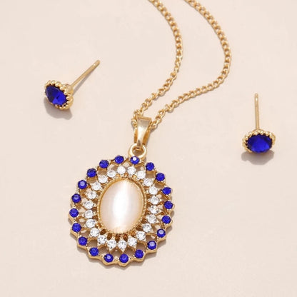 Exquisite Luxury Rhinestone Jewelry Set