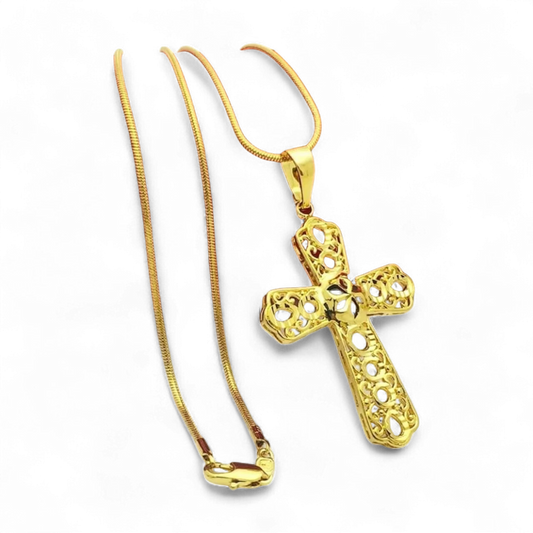 Exquisite Star Cross Necklace