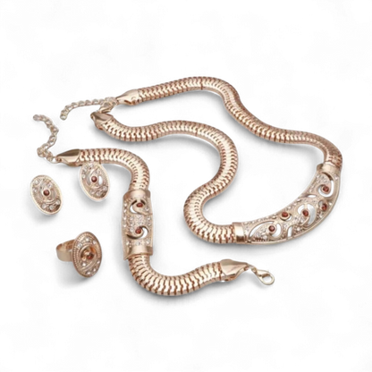 Vintage Crystal African Bridal Set