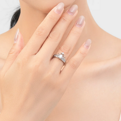 Exquisite Crown Crystal Fashion Rings