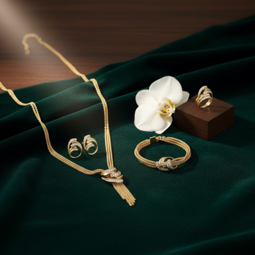 African Twist Classic Jewelry Set