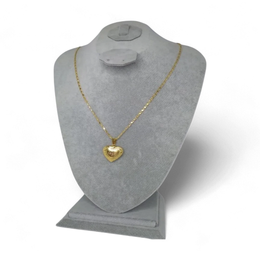 Allah Heart Frame Necklace