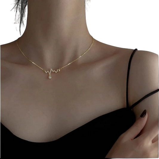 Heart Beat Necklace - 2 Colors