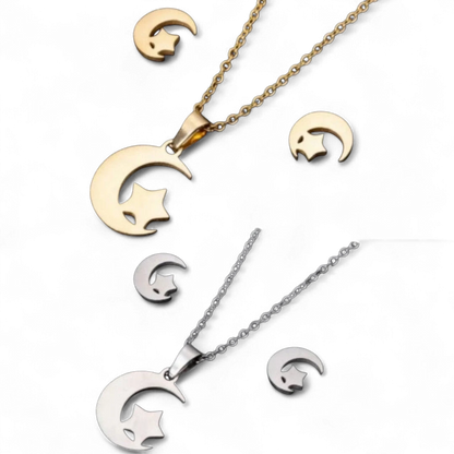 Hilal Star Simple Stainless Steel Set