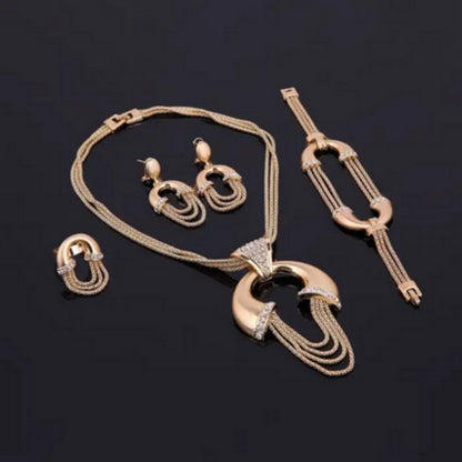 Hot Pearl Vintage Crystal Jewelry Set