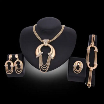 Hot Pearl Vintage Crystal Jewelry Set