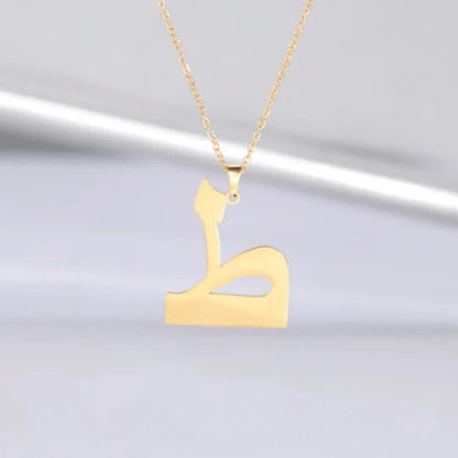 Arabic Letter Stainless Steel Necklace
