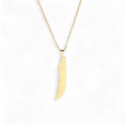Arabic Letter Stainless Steel Necklace