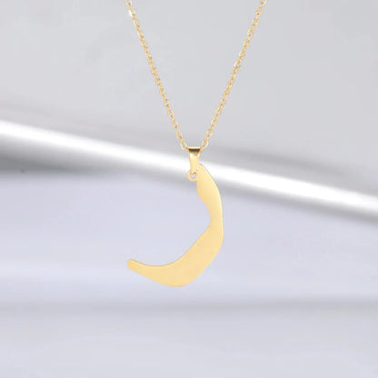 Arabic Letter Stainless Steel Necklace