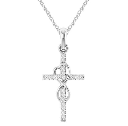 Infinity Love Cross Necklace