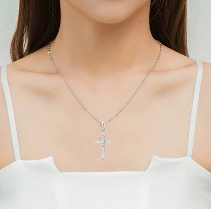 Infinity Love Cross Necklace
