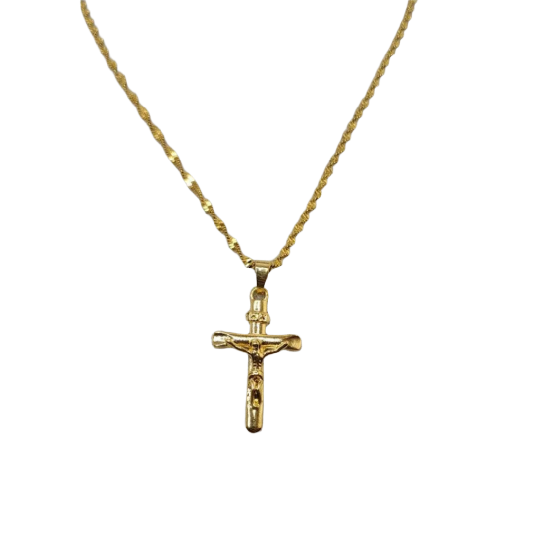 Inri Pendant Jesus Cross Necklace