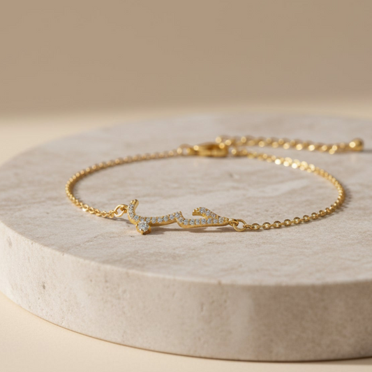 LOVE Arabic Bracelet - Gold, Silver, Rose Gold