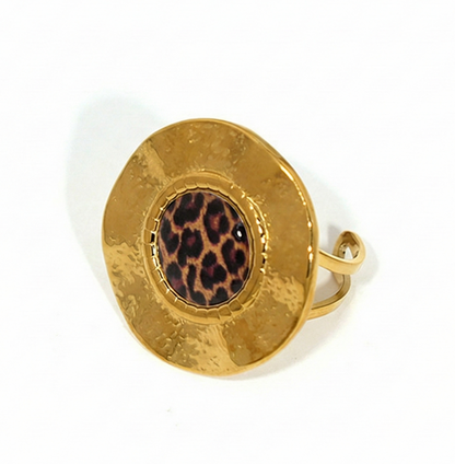 Leopard Luxe Ring Set