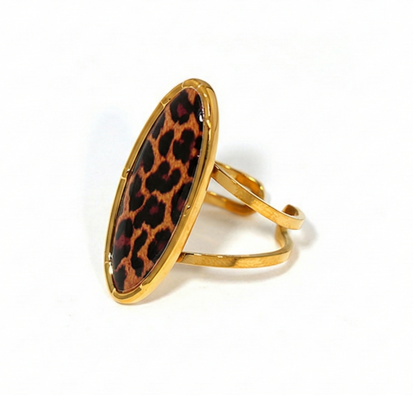 Leopard Luxe Ring Set