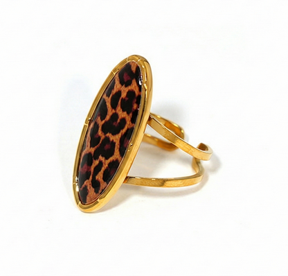 Leopard Luxe Ring Set