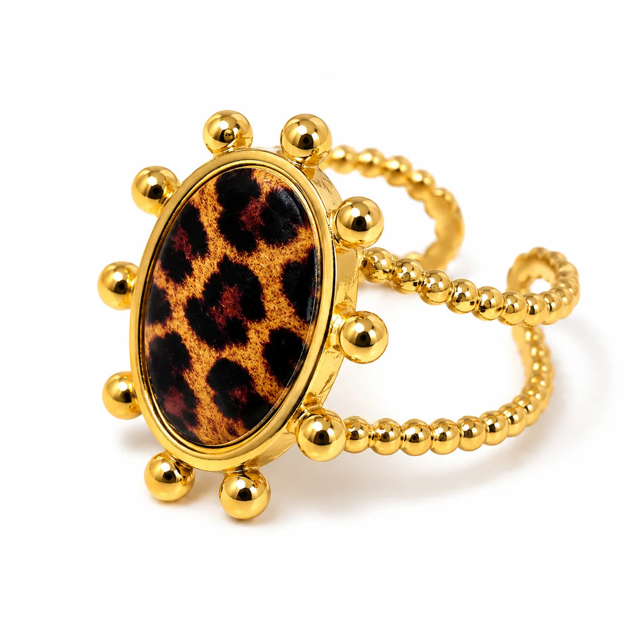 Leopard Luxe Ring Set
