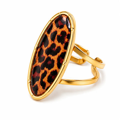 Leopard Luxe Ring Set