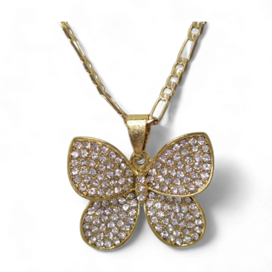 Lovely Shiny Butterfly Necklace