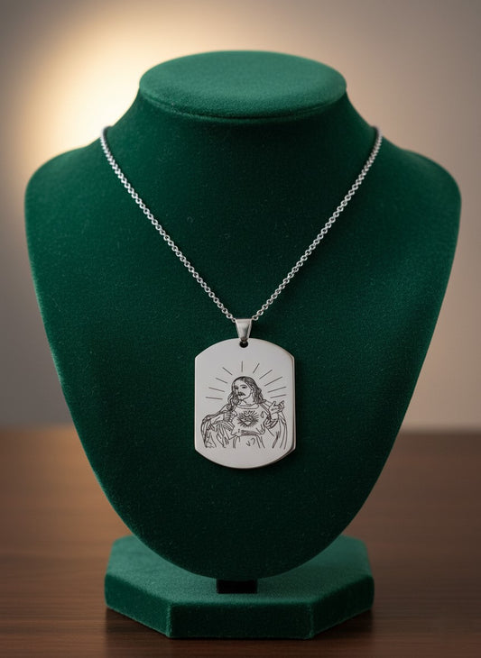 Lovely Jesus Christ Pendant Necklace