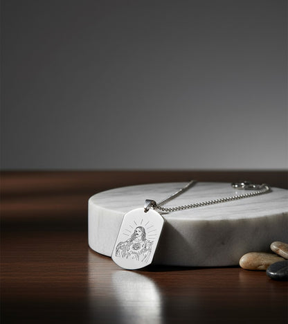 Lovely Jesus Christ Pendant Necklace