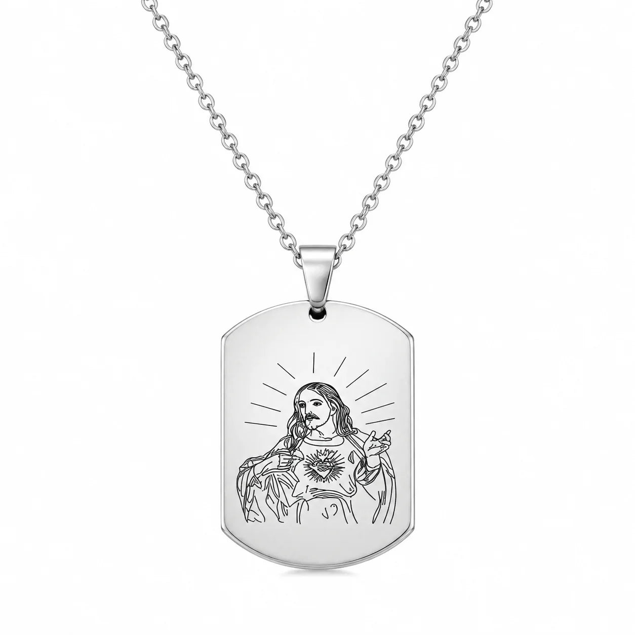 Lovely Jesus Christ Pendant Necklace