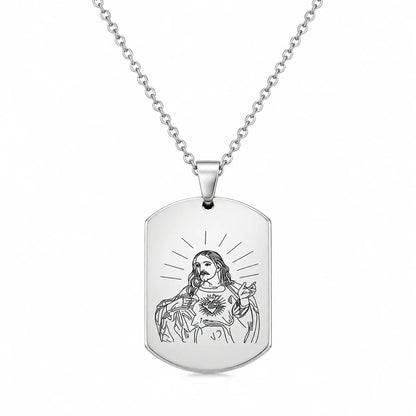 Lovely Jesus Christ Pendant Necklace
