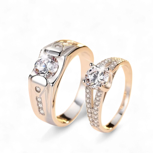 Luxurious Exquisite Couple Rings