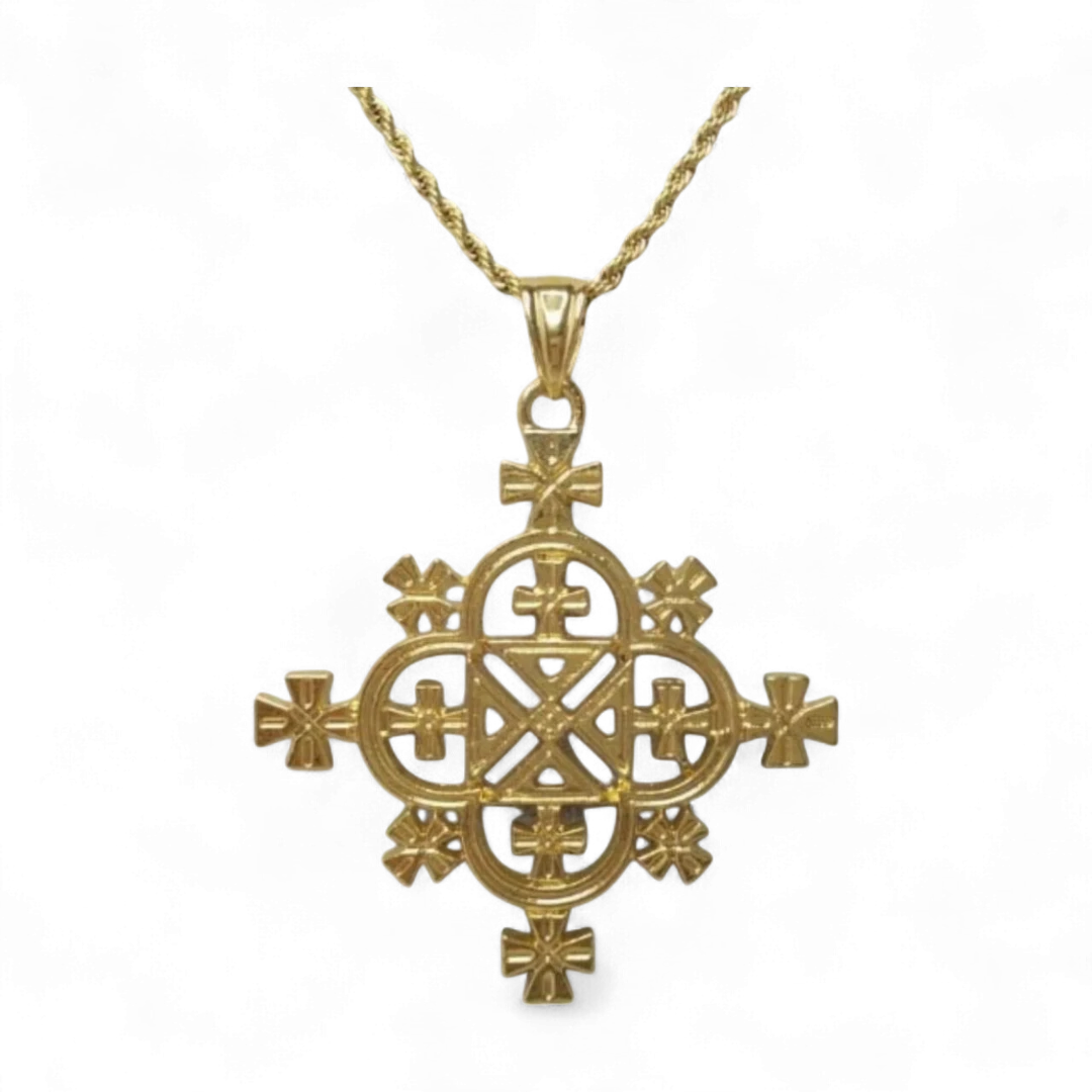 Luxurious Multi Crosses Necklace